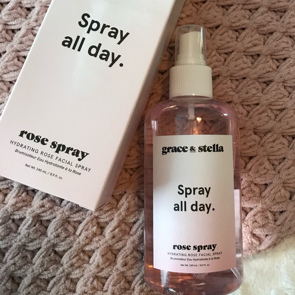 NEVER USED Grace & Stella Rose facial spray